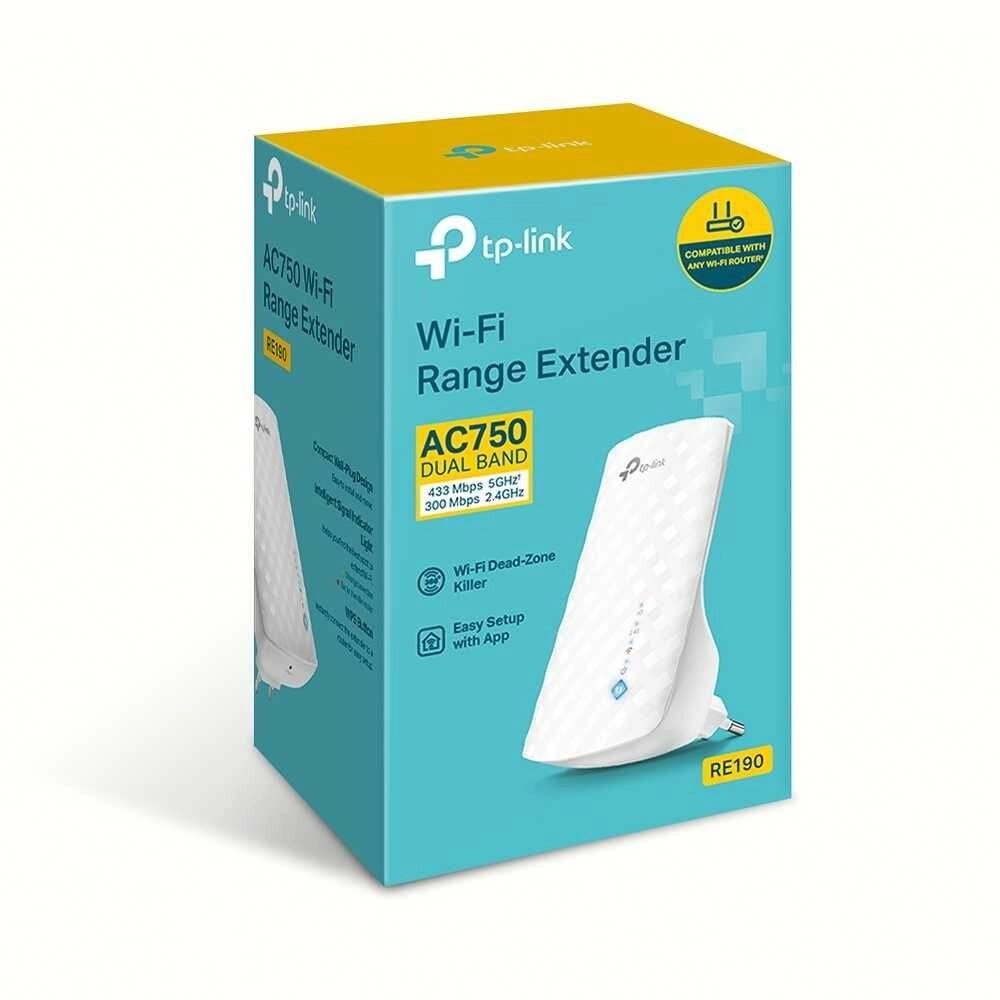 Новий Mesh 5 ГГц WI-FI Репітер Tp-Link RE190 v. 5.0 AC750 від компанії ARTMOS - Інтернет магазин - фото 1