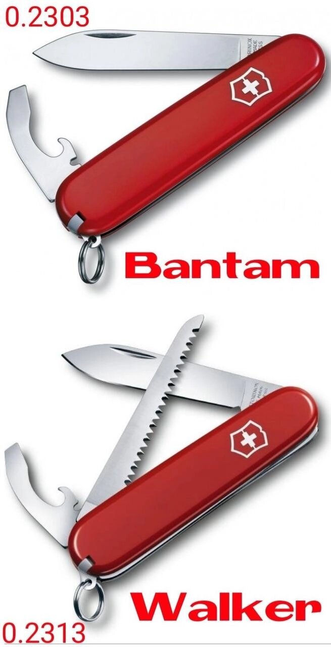 НОВИЙ Ніж Victorinox Bantam 84мм Walker Waiter Recruit Camper Cadet від компанії ARTMOS - Інтернет магазин - фото 1