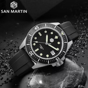Новий годинник San Martin чоловічий Sanmartin sn-040 sapphire 200m diving