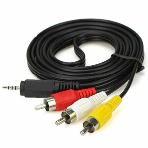 Новий композитний аудіо відео кабель Cablexpert 3.5 to RCA 2м тюльпани