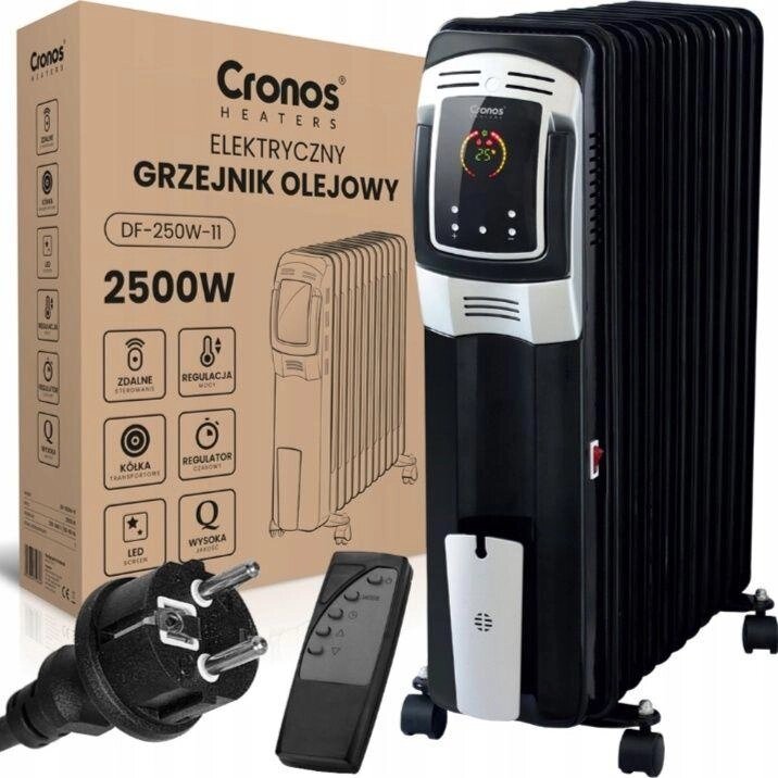 Олійний обігрівач радіатор обігрівач Cronos Heaters 2500 Вт від компанії ARTMOS - Інтернет магазин - фото 1