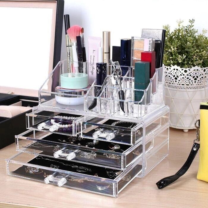 Органайзер для косметики 2-ярусний Cosmetic Organizer настільний бокс від компанії ARTMOS - Інтернет магазин - фото 1