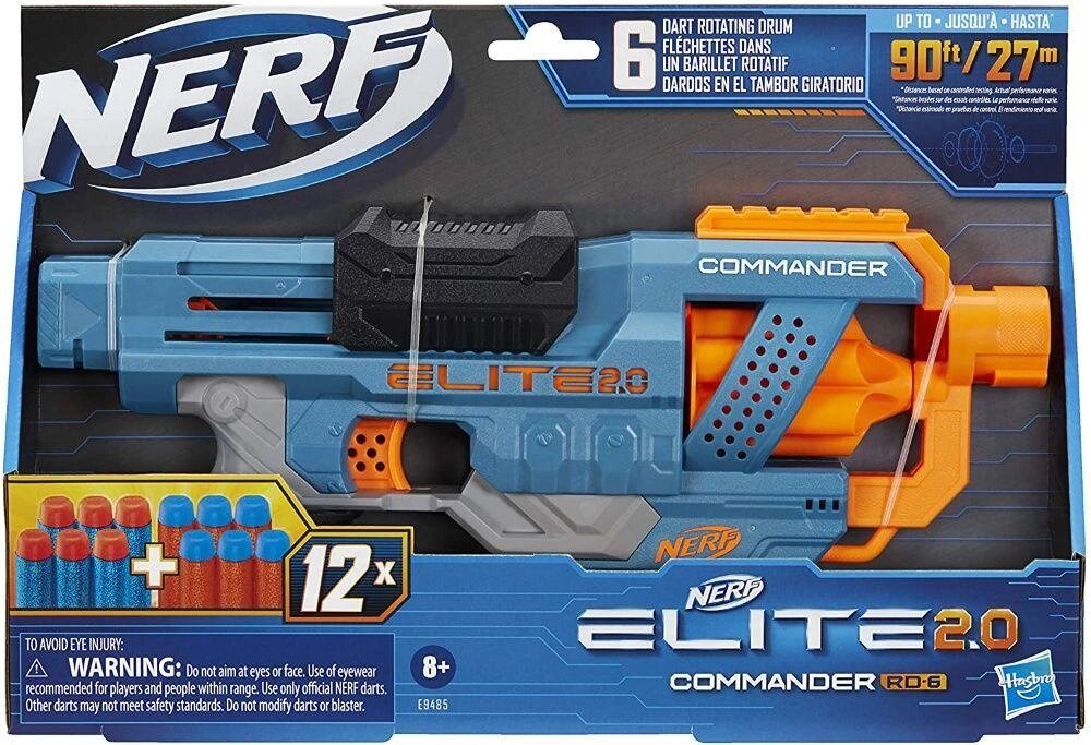 Орігінал! Бластер Нерф Еліт Nerf N-Strike Elite 2.0 Commander від компанії ARTMOS - Інтернет магазин - фото 1