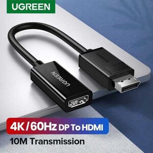 Перехідник DisplayPort HDMI DP Ugreen 4k 60hz 2k 120hz 1080 144hz