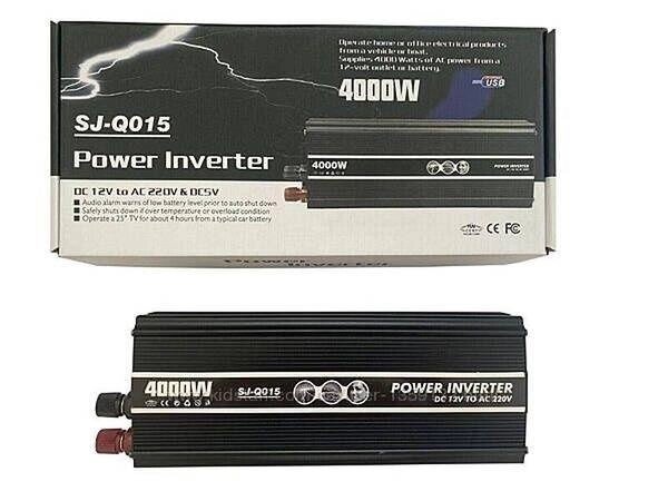 Перетворювач напруги 4000W 12V-220V SJ-Q015 Inverter INVERTER від компанії ARTMOS - Інтернет магазин - фото 1