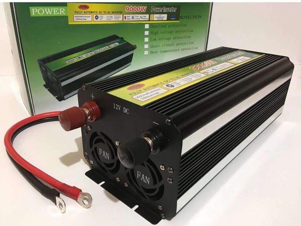 Перетворювач напруги інвертор перетворювач 12V 220V 9000W від компанії ARTMOS - Інтернет магазин - фото 1