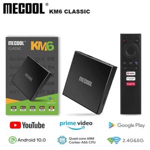 Нова налаштована андроїд ТВ смарт приставка Mecool KM6 Classic 2/16