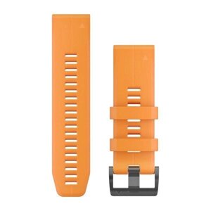 Ремінець Garmin Ремешок для Fenix 5X Plus 26mm QuickFit Spark Orange Silicone (010-12741-03)