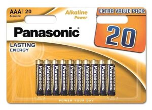 Батарейка Panasonic ALKALINE POWER лужна 20 шт