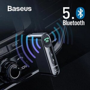 Baseus Bluetooth 5.0 адаптер AUX з мікрофоном і акумулятором Гарантія