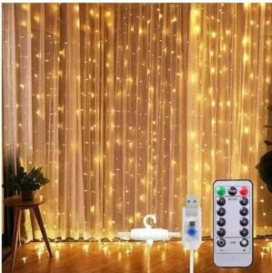 Законна завіса Drwa Rosa - 3x 2M 250Led від USB з панеллю Fonar