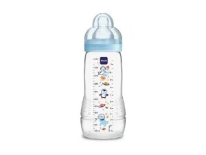 Дитяча пляшечка MAM Easy Active 330 мл (6+ міс), синя, проти коліків