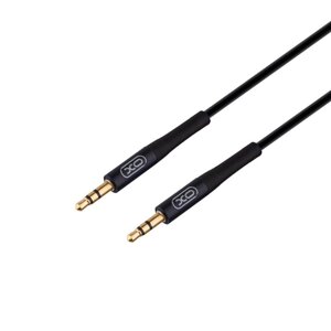 Аудіо кабель XO NBR175B Aux 3.5mm to Aux 3.5mm 2м Чорний