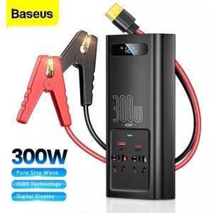 Інвертор 12-220 V з чистою синусоїдою Baseus 150W 300W 500W Гарантія!