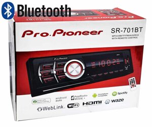 Автомагнітола PIONEER SR-701BT Нова Гарантія