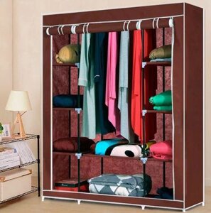 Шафа складна тканинна на 3 секції Storage Wardrobe 88130 (130х45х175)