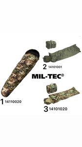 Спальний мішок тактичний Mil-Tec 185х75 Олива, Мультікам 141010