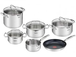 Набір посуду Tefal G732SA55 Duetto+ 10 пр. зі сковородою! Новий Набір!