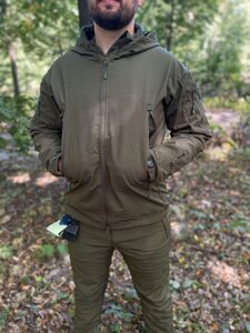 Костюм softshell колір олива чорний