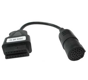 Перехідник OBD2 16 pin для вантажних автомобілів Iveco 30 pin