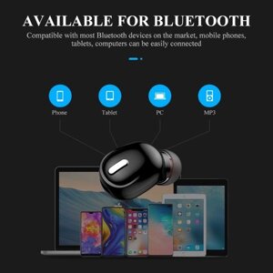 Бездротові навушники Bluetooth МУЗИКА гарнітура X9 на 2 телефони