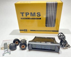 Система контролю тиску в шинах + температура TPMS 4 зовнішні датчики