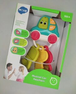 Музичне брязкальце гризунок. Машинка із ключиками від Hola toys.