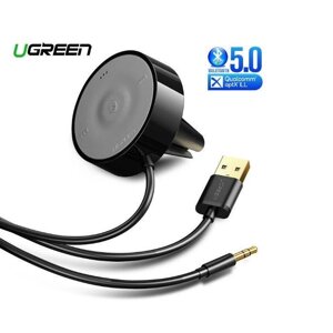 Блютуз адаптер для авто v5.0 HI-FI aptX AUX ресивер приймач Ugreen