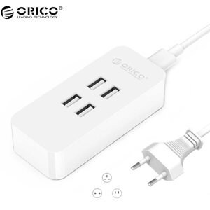 Зарядний пристрій 4 USB 20W 4A ORICO Гарантія!