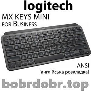 Клавіатура бездротова Logitech MX KEYS MINI for Business (US ANSI)