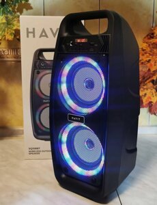 Портативна Bluetooth колонка-валіза Havit HV-SQ108BT (10 W, RGB)