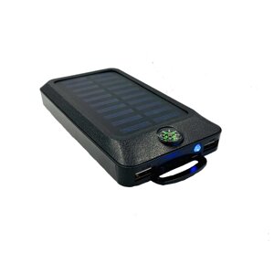 Power Bank 20000 mAh (№5 808) із сонячною панеллю та компасом