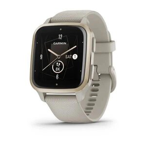 Смарт-годинник Garmin Venu Sq 2 – Music Edition Cream Gold Al. Bezel w. French Gray Case and S. Band (0010-02700-02/12)