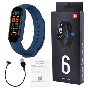 Фітнес браслет FitPro Smart Band M6 смарт годинник, оксиметр, пульс. 3 кольори