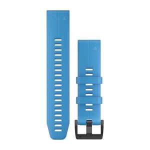 Ремінець Garmin Ремешок для Fenix 5 Plus 22mm QuickFit Cyan Blue Silicone Band (010-12740-03)