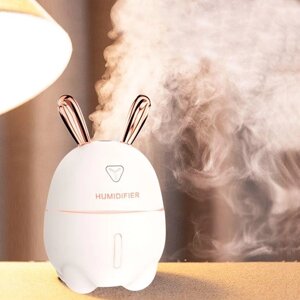 Зволожувач повітря з нічником Humidifiers Rabbit, Кролик USB