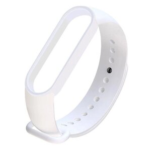 Силіконовий ремінець для Xiaomi Mi Band 5 6 (Білий White) 909250