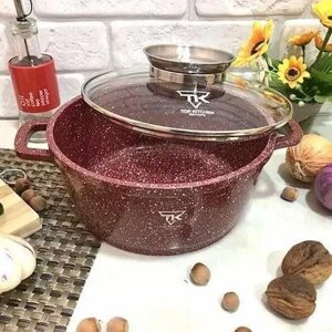 КАСТРЮЛЯ-КАЗАН 5,7 л Top Kitchen МАРМУРНЕ Покриття. всі кольори 5,7л