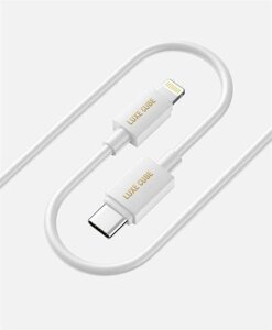 Кабель Luxe Cube USB Type CLightning, 3А, 1м, білий