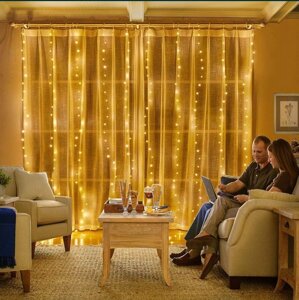 Гарленда USB із фіранки Pelverbanka Dew Panel Waterfall Led 3x2m