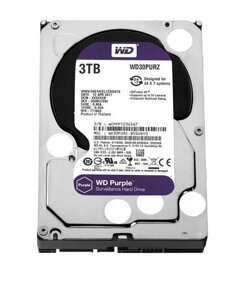 Накопичувач HDD SATA 3.0TB WD Purple 5400rpm