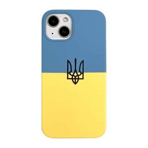 Патріотичний Силіконовий чохол Silicone case Для APPLE Iphone 13