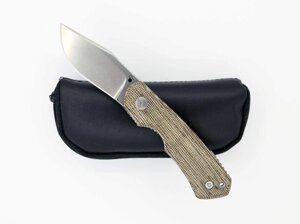 Складной нож The Vox Dapper by Blade HQ, Natural/Green Micarta, M390