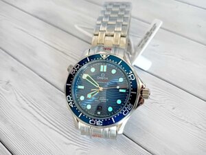 Чоловічий наручний годинник Omega Seamaster 40 mm механіка з автопідзаводом