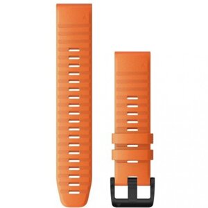 Ремінець Garmin Ремешок для Fenix 6 22mm QuickFit Ember Orange Silicone bands (010-12863-01)