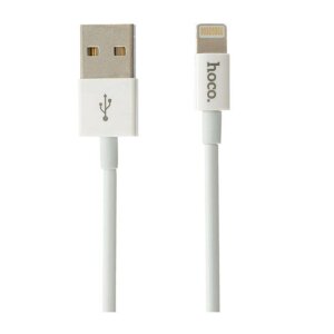 Кабель USB Hoco X23 Skilled USB Lightning 1м Білий