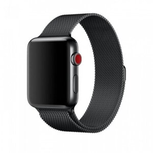 Металевий ремінець Milanese для Apple Watch 38404244 мм Black