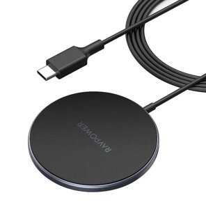 Магнітний зарядний бездротовий пристрій RAVpower кабель 1,5м USB-C