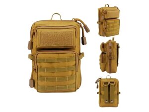 Сумка сумка маленька BACKPACK койот для смартфона з MOLLE