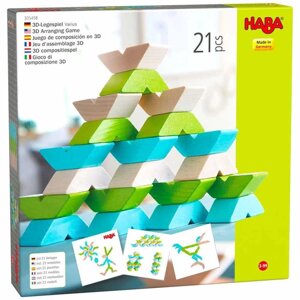 HABA головоломка-конструктор 3D Varius, мозаїка Варіус